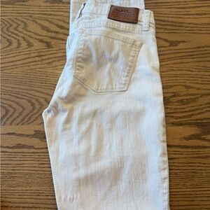 Ralph Lauren Women's Cream Boot Cut Jeans